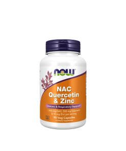 NOW NAC Quercetin & Zinc (90 Veg Capsules)