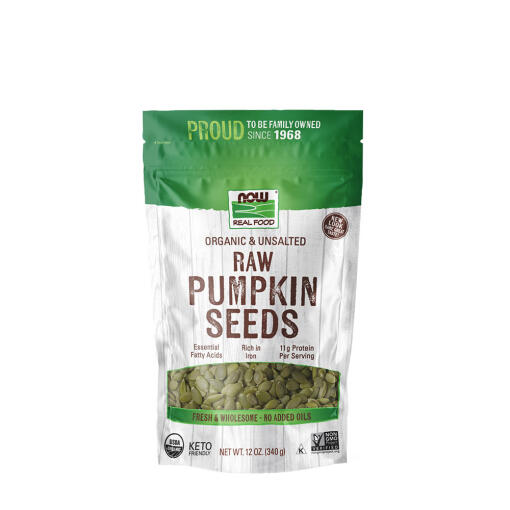NOW Organic Pumpkin Seeds (340 g)