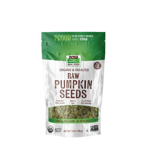 NOW Organic Pumpkin Seeds (340 g)
