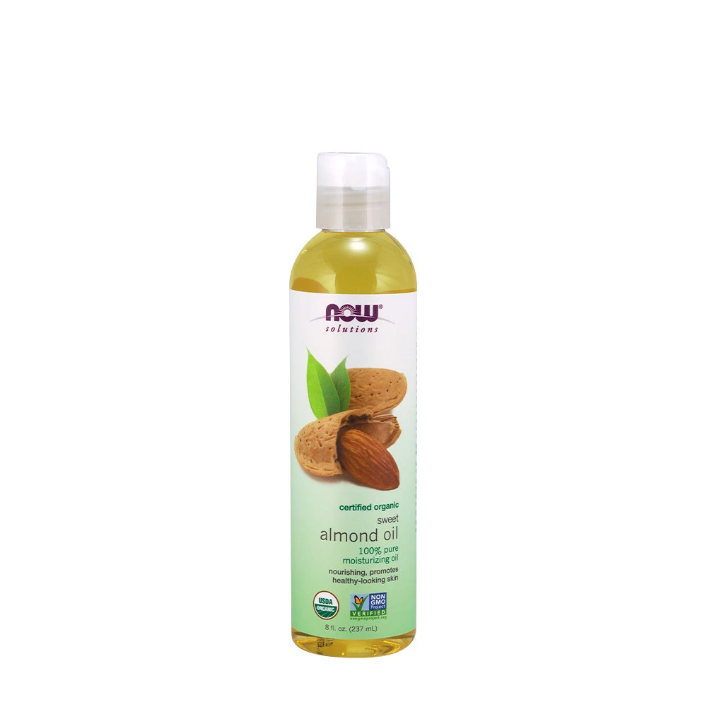 Now Foods - Sötmandelolja, Ekologisk, 237 ml | Nya produkterKosmetikaAromaterapi | Apoteka