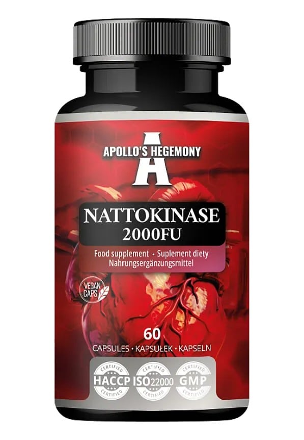 Apollos Hegemony - Nattokinase, 2000 FU, 60 kapslar | Hälsa och välbefinnandeÖrttillskottHälsokost | Apoteka