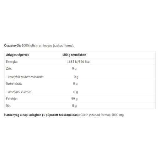 Natur Tanya - Glycin Aminosyra 100%, 500 g - Bild 2