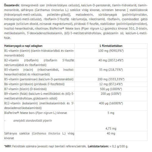 Natur Tanya - B Complex Extra, 30 tabletter - Bild 2