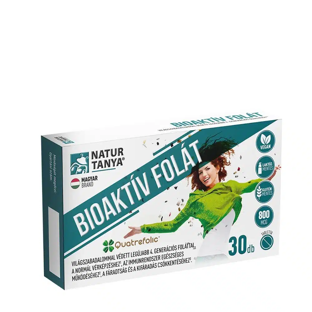 Natur Tanya - Bioaktivt Folate, 30 tabletter | Nya produkterVissa vitaminerFolat | Apoteka