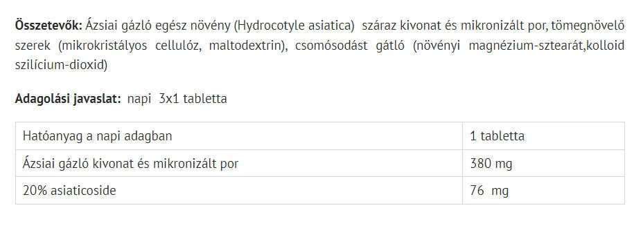 Natur Tanya - Microniserad Gotu Kola, 125 tabletter - Bild 2