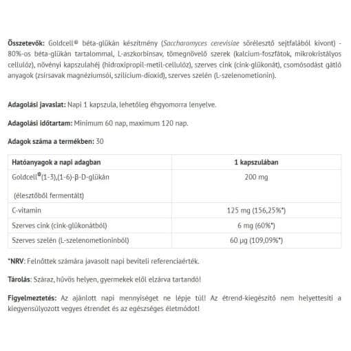 Natur Tanya - Fermenterat Beta-Glukan, 30 kapslar - Bild 2