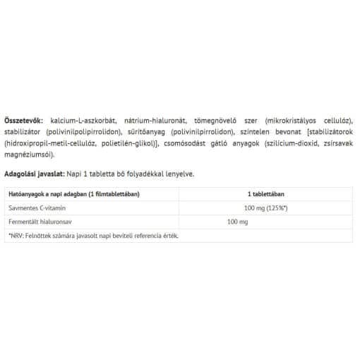 Natur Tanya - Fermenterad Hyaluronsyra, 30 Tabletter - Bild 2