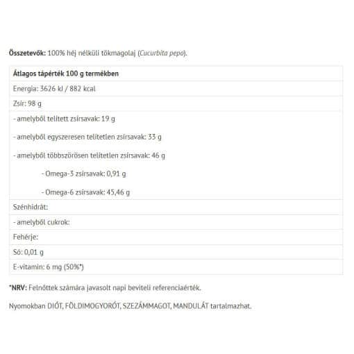 Natur Tanya - Ungersk Pumpafröolja, 250 ml - Bild 2