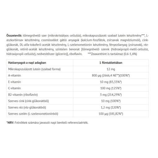Natur Tanya - Lutein Pro Ögonvitamin, 54 tabletter - Bild 2