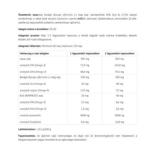Natur Tanya - Organiska Omega 3-6-9 Fettsyror, 60 Mjukkapslar - Bild 2