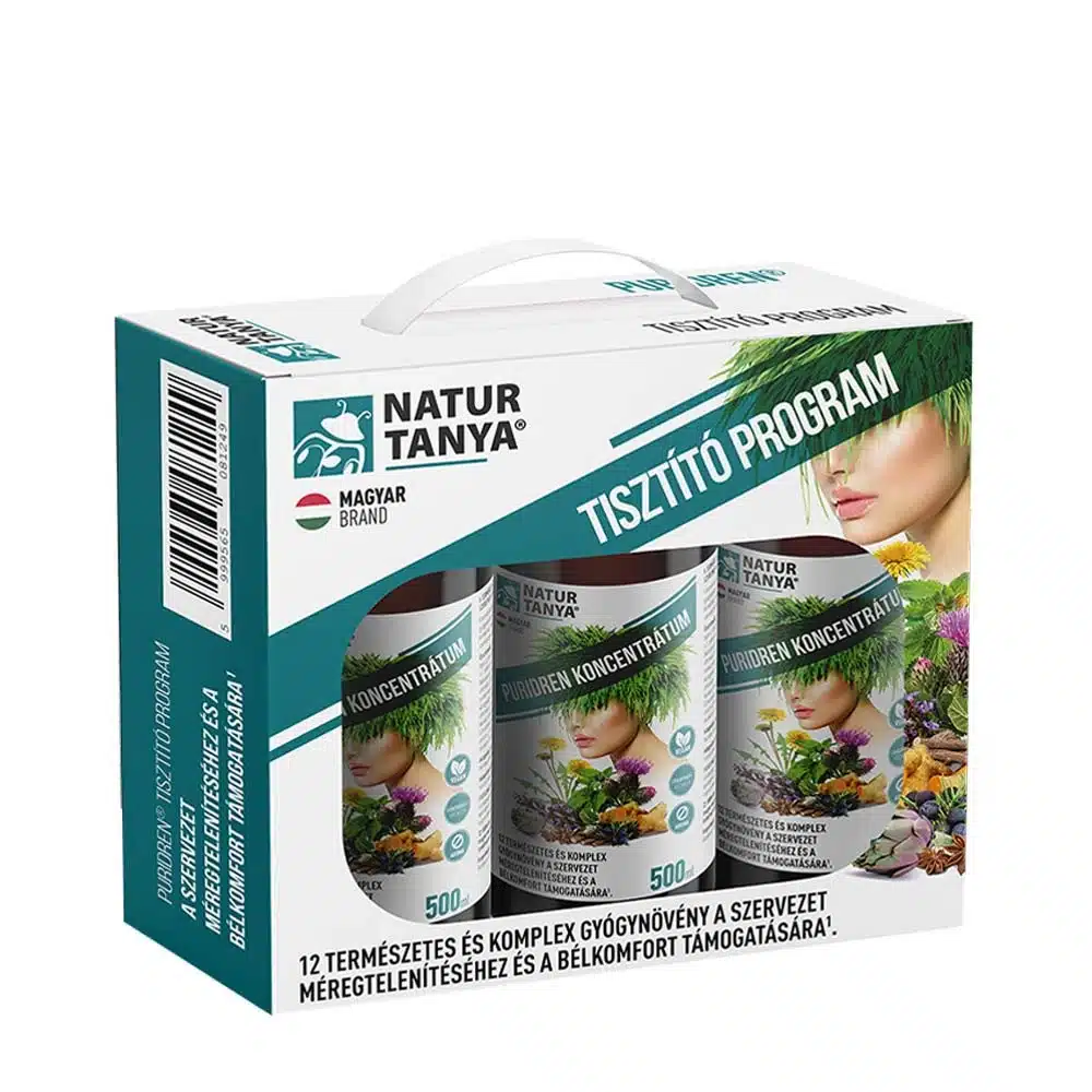 Natur Tanya - Puridren, 60-dagars Rensningsprogram (3x500 ml) | Nya produkterHälsa och välbefinnandeÖrttillskottMatsmältningshälsa | Apoteka