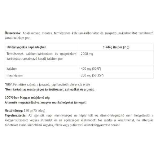Natur Tanya - Organisk Korallpulver, 75 portioner - Bild 2