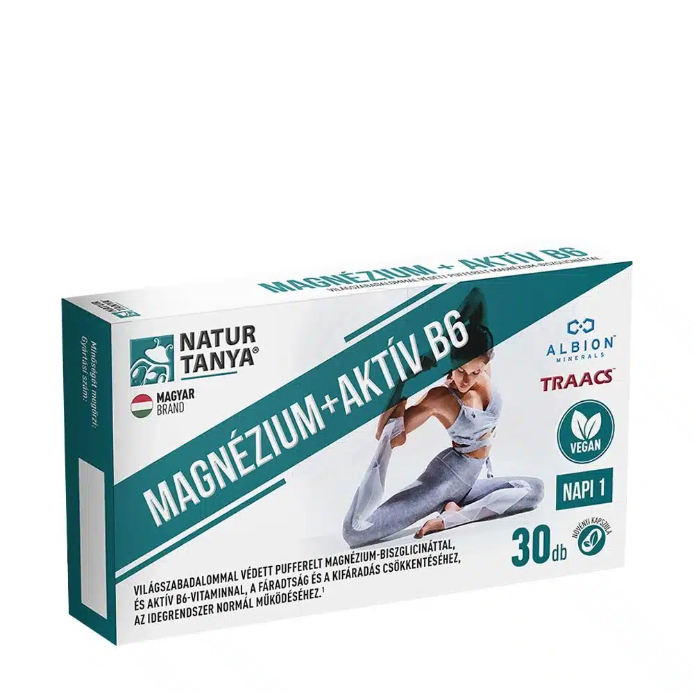 Natur Tanya - Vegan Magnesium Active B6, 30 kapslar | Nya produkterVeganska produkterMultivitaminerMagnesium | Apoteka