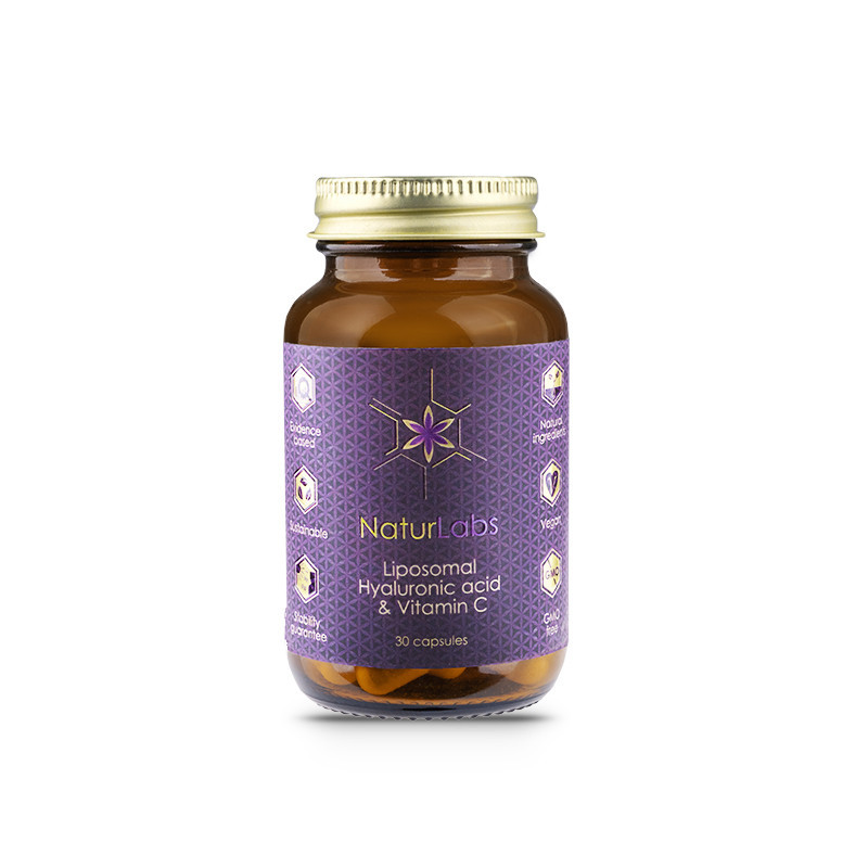 NaturLabs - Hyaluronsyra + Vitamin C Liposomal, 30 kapslar | Hälsa och välbefinnandeC-vitaminKollagenStöd för ledernaHyaluronsyra | Apoteka
