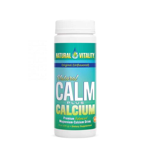 Natural Vitality - Natural Calm Plus Calcium, Osmaksatt - 226g - Bild 3