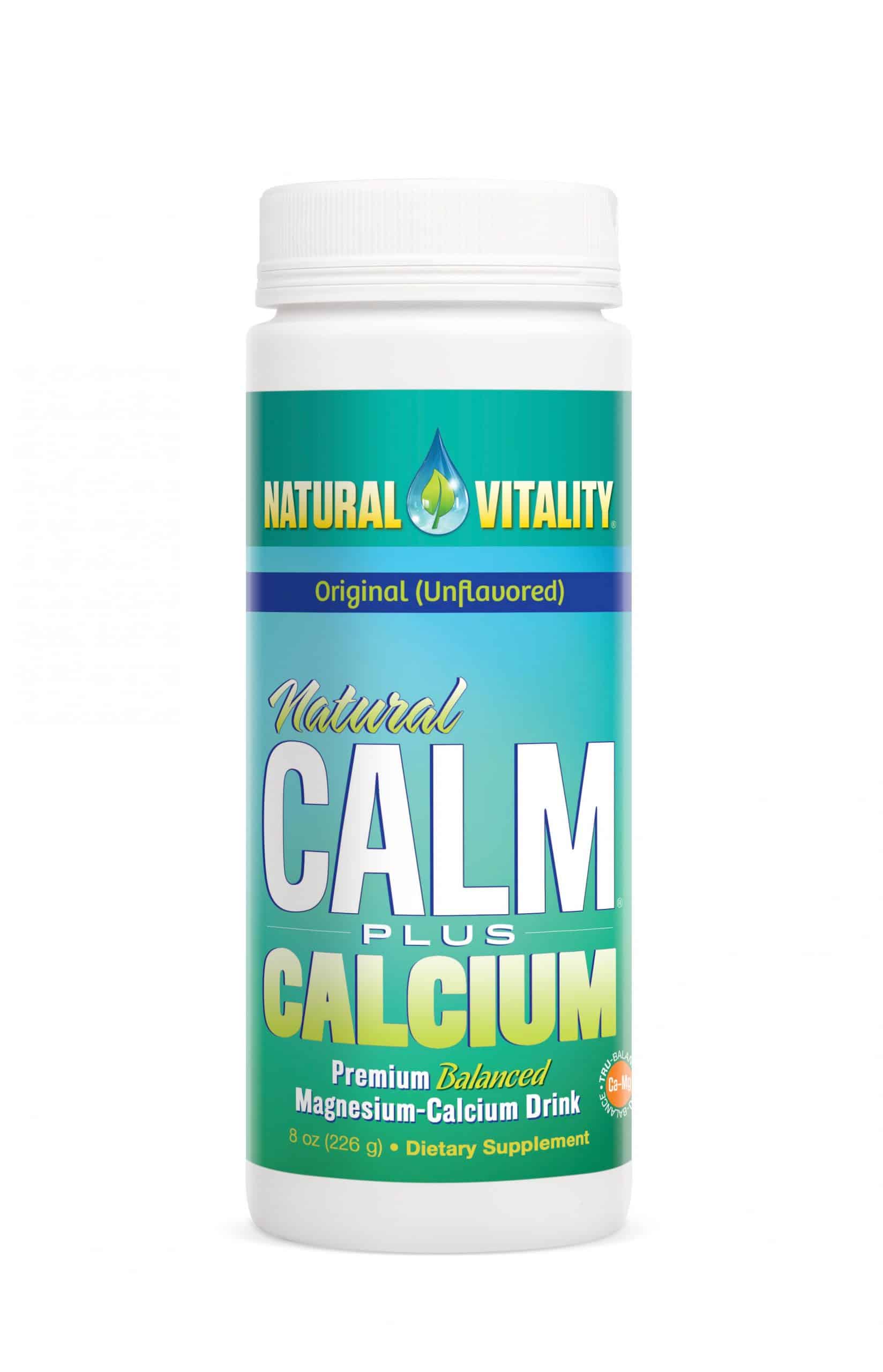 Natural Vitality - Natural Calm Plus Calcium, Osmaksatt - 226g - Bild 3