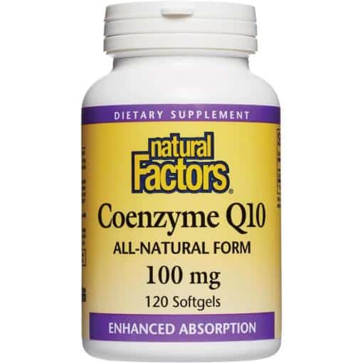 Natural Factors Coenzyme Q10 100mg 120 soft capsules