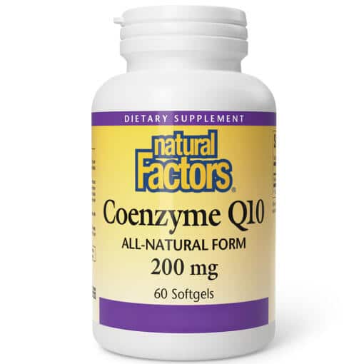Natural Factors - Coenzym Q10, 200 mg, 30 mjuka kapslar - Bild 2