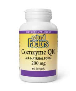 Natural Factors Coenzyme Q10 200mg 30 soft capsules