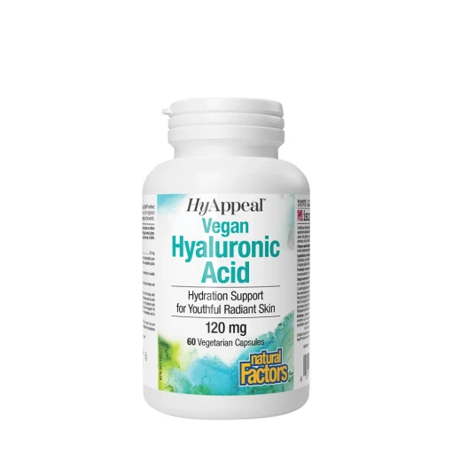 Natural Factors HyAppeal Vegan Hyaluronic Acid (60 Capsules)