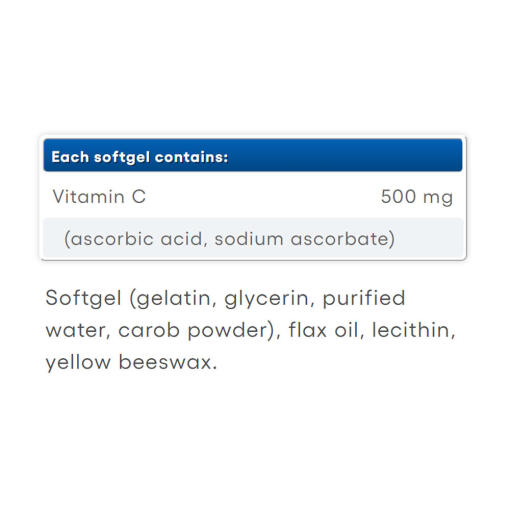 Natural Factors - Liposomal Vitamin C, 90 mjukkapslar - Bild 2