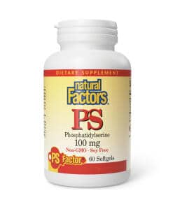 Natural Factors PS Phosphatidylserine 100mg 60 soft capsules