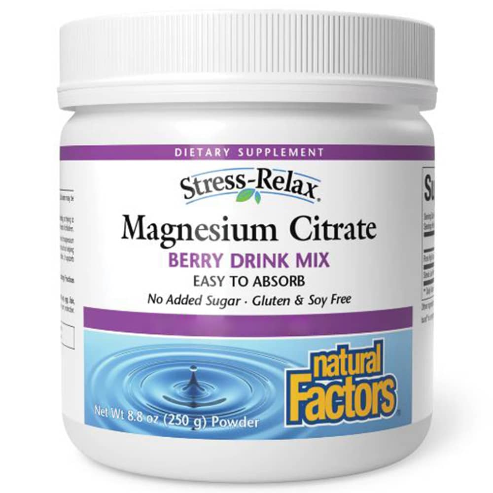 Natural Factors - Stress-Relax, 250g | Hälsa och välbefinnandeHälsokostSömnstödFörbättra humöret | Apoteka