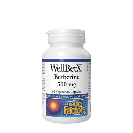 Natural Factors WellBetX Berberine 500 mg (60 Capsules)