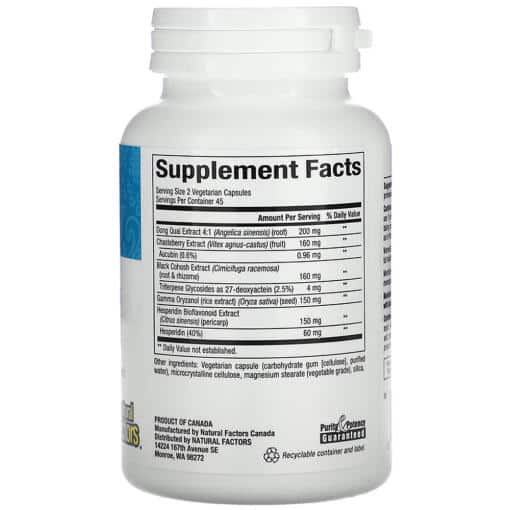 Natural Factors - WomenSense, 90 kapslar - Bild 3