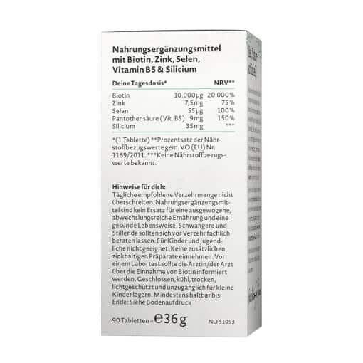 Nature Love - Biotinkomplex, 90 tabletter - Bild 2
