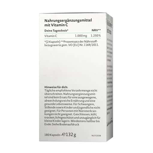 Nature Love - Buffrat Vitamin C, 180 kapslar - Bild 2