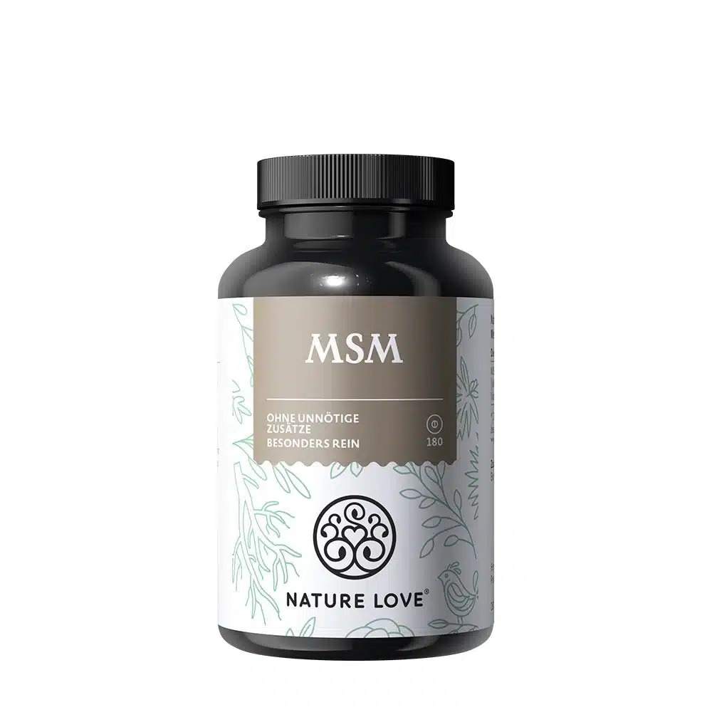 Nature Love - MSM med Vitamin C, 180 tabletter | Nya produkterVitaminer och MineralerMSMVitamin C | Apoteka