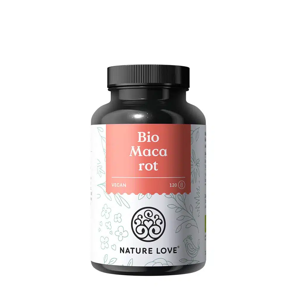 Nature Love - Ekologisk Röd Maca, 120 Kapslar | Nya produkterMacaÖrter och växtbaserade preparat | Apoteka