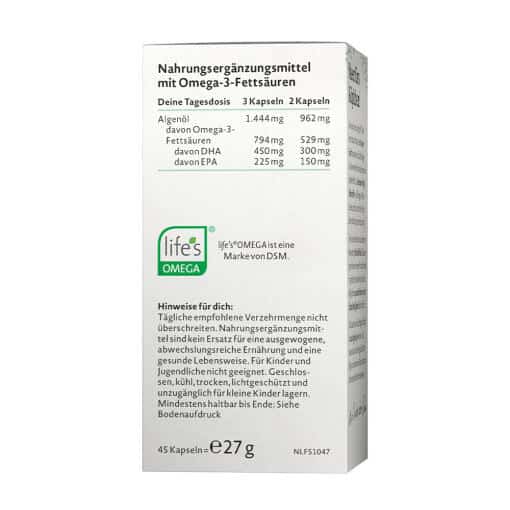 Nature Love - Veganskt Omega-3, 45 kapslar - Bild 2