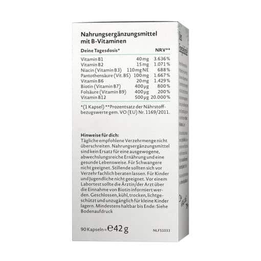 Nature Love - Vitamin B-komplex, 90 kapslar - Bild 2