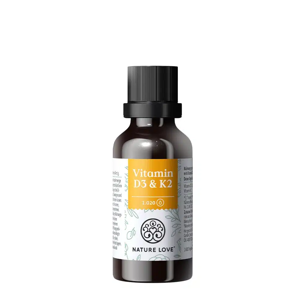 Nature Love - Vitamin D3 & K2, 30 ml | Nya produkterD-vitaminK-vitamin | Apoteka
