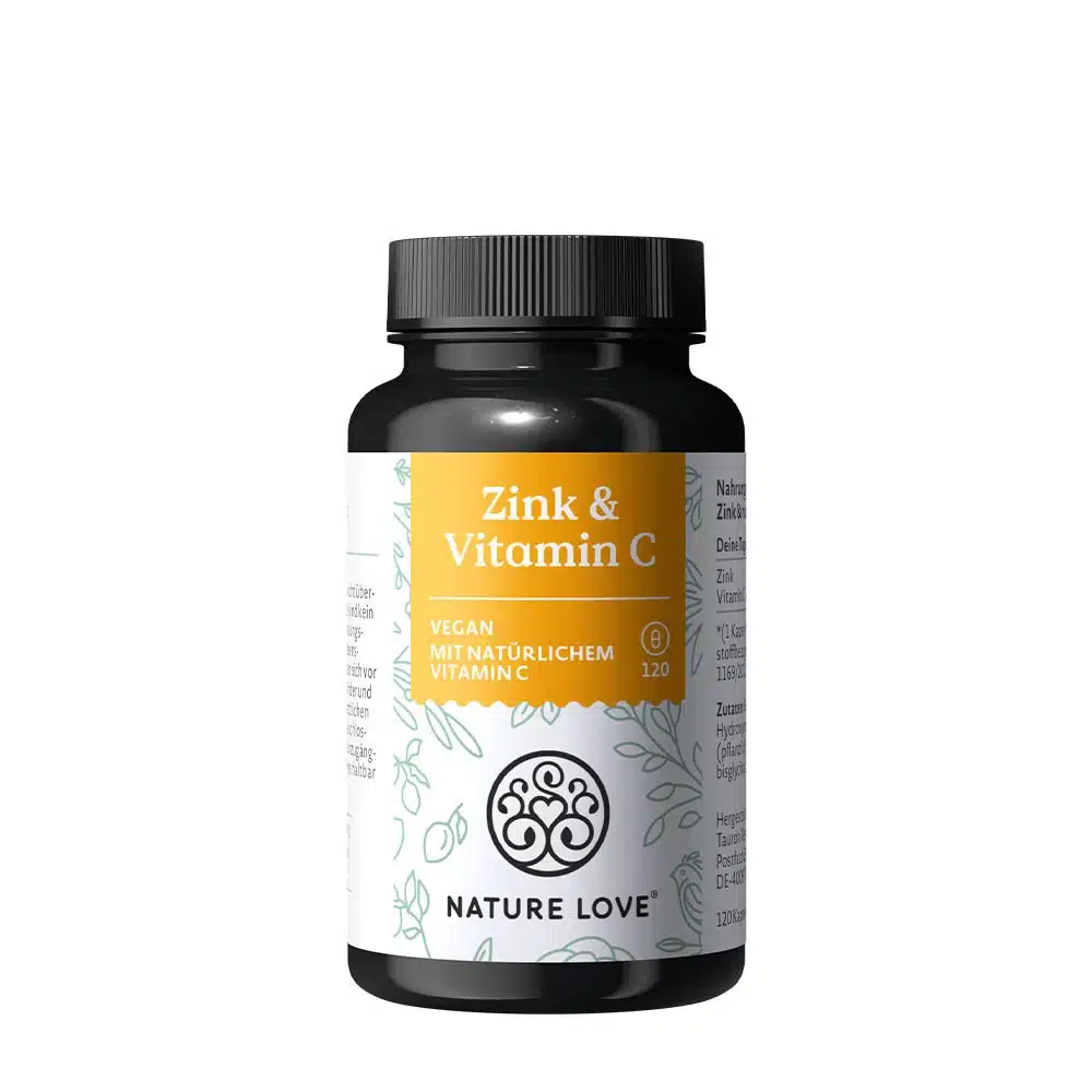 Nature Love - Zink & Vitamin C, 120 kapslar | Nya produkterVitaminer och MineralerZinkVitamin C | Apoteka