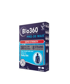 Natures Aid Bio360 Pro-30 MAX (30 Billion Bacteria) (30 Capsules)