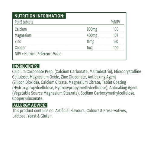 Magnesium + Vitamin D3 (90 Tablets)