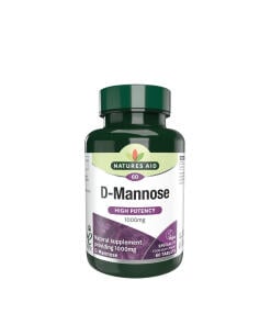 Natures Aid D-Mannose 1000 mg (60 Tablets)