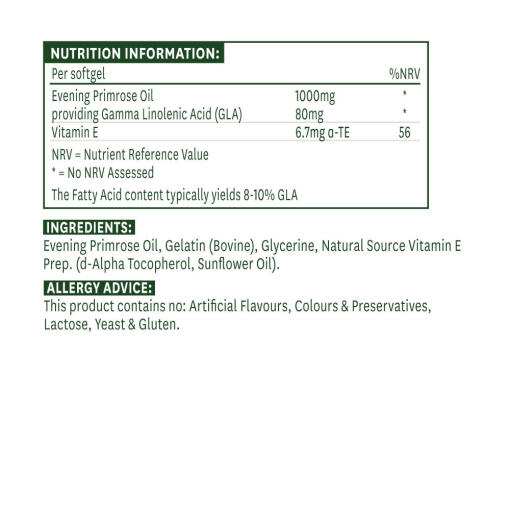 Natures Aid - Kvällsrosolja, 1000 mg (90 Mjukkapslar) - Bild 2