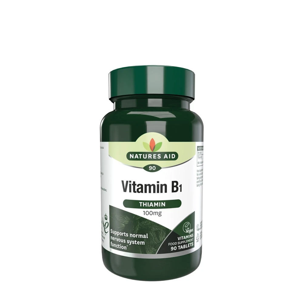 Natures Aid - Vitamin B1, 100 mg, 90 tabletter | Vitaminer och MineralerHälsokostVitamin B | Apoteka