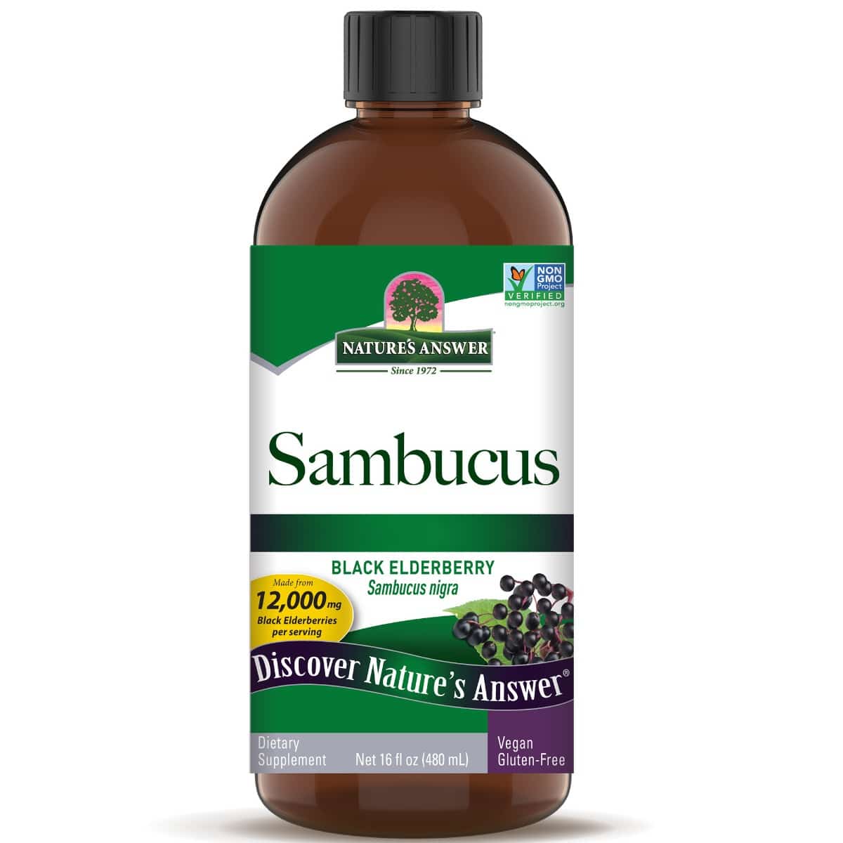 Nature's Answer - Sambucus, 480 ml, 12000 mg - Bild 2