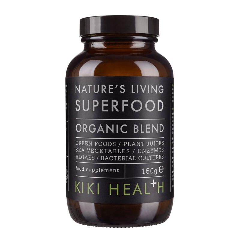 KIKI Health - Naturens Levande Superfood, 150g | Vitaminer och MineralerVeganska produkterHälsa och välbefinnandeHälsokostSpirulina | Apoteka