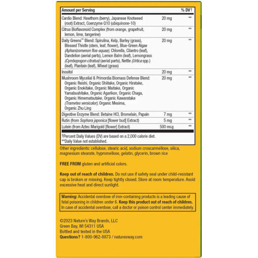Nature's Way - Alive! Ultra Multivitamin för vuxna, 60 tabletter - Bild 5