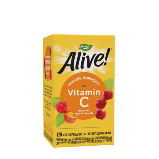 Natures Way Alive!® Fruit Source Vitamin C (120 Capsules)
