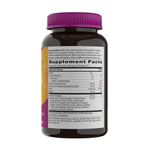 Nature's Way - Alive! Hår, Hud & Naglar Gummies, 60 stycken, Jordgubbssmak - Bild 7