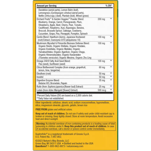 Nature's Way - Alive! Max3 Potency Multivitamin, 90 tabletter - Bild 9