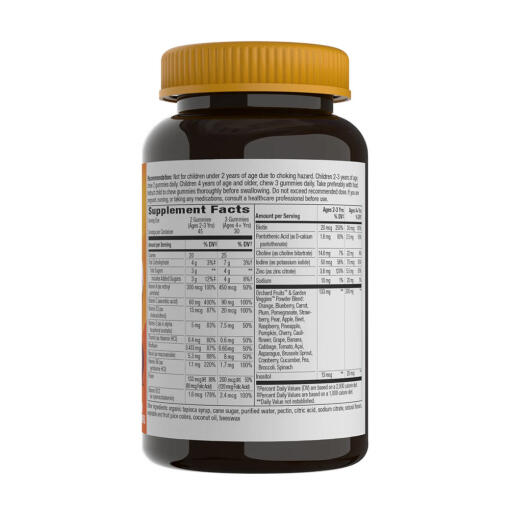 Nature's Way - Alive! Premium Barnmultivitamin, Gummies, 90 st, Körsbär, Apelsin & Drue - Bild 7
