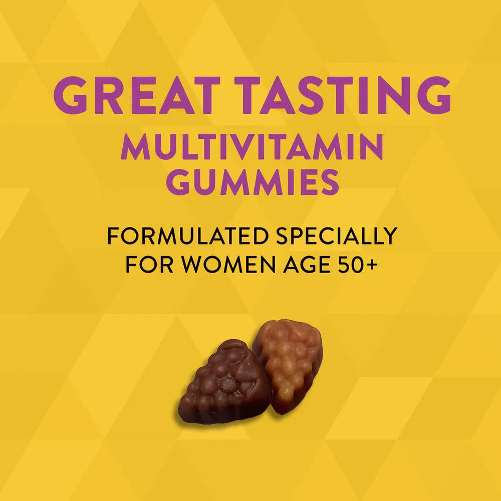 Nature's Way - Alive! Kvinnor 50+ Multivitamin Gummies, 150 stycken, Blandade Bär - Bild 9